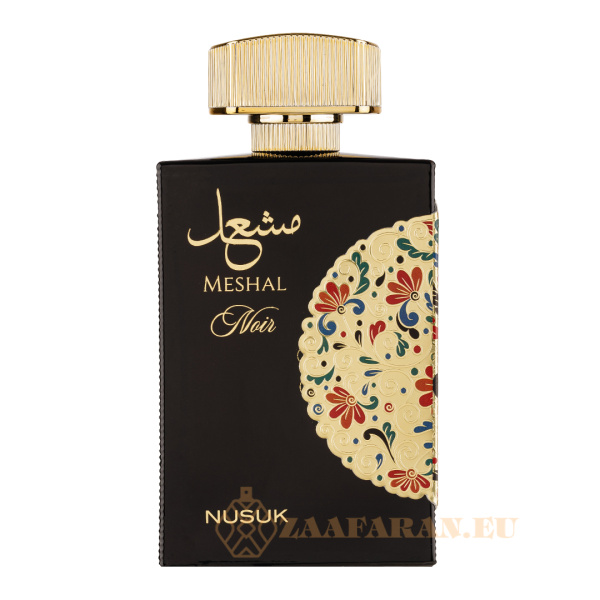 (plu00985) - Extrait de Parfum Meshal Noir Gold, Nusuk, Unisex - 100ml