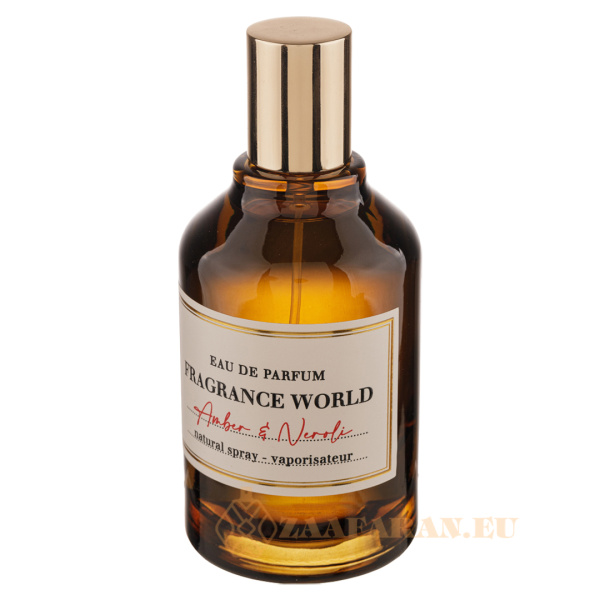 (plu00846) - Eau de Parfum Amber And Neroli, Fragrance World, Unisex - 80ml - Image 2