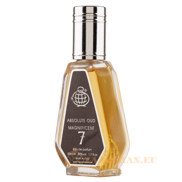 (plu00815) - Eau de Parfum Absolute Oud Magnificent 7, Fragrance World, Unisex - 50ml - Image 2
