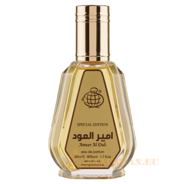 (plu00813) - Eau de Parfum Ameer Al Oud Vip Original Special Edition, Fragrance World, Unisex - 50ml