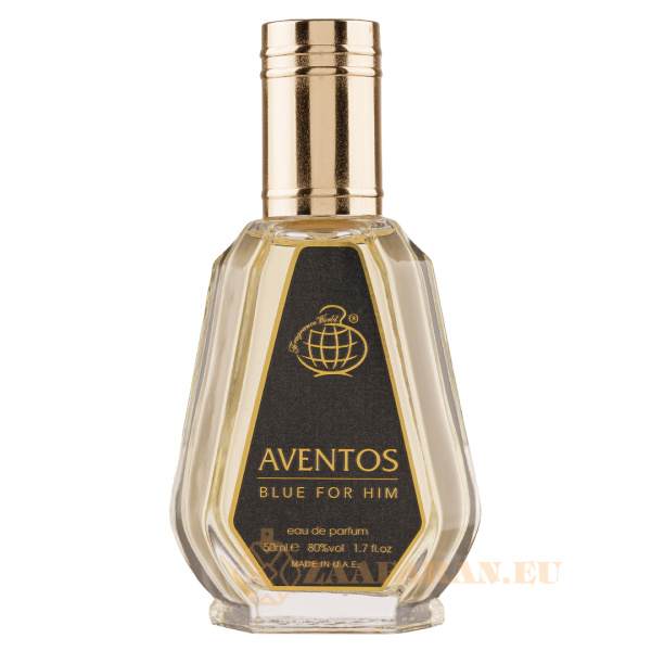 (plu00832) - Eau de Parfum Aventos Blue For Him, Fragrance World, Men - 50ml