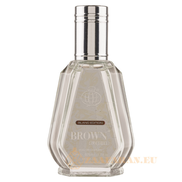 (plu00811) - Eau de Parfum Brown Orchid Blanc Edition, Fragrance World, Unisex - 50ml