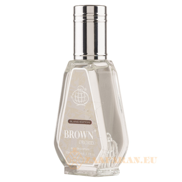 (plu00811) - Eau de Parfum Brown Orchid Blanc Edition, Fragrance World, Unisex - 50ml - Image 2