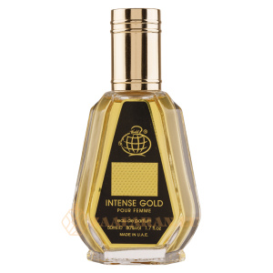 (plu00823) - Eau de Parfum Intense Gold, Fragrance World, Women - 50ml