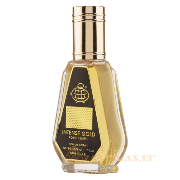 (plu00823) - Eau de Parfum Intense Gold, Fragrance World, Women - 50ml - Image 2