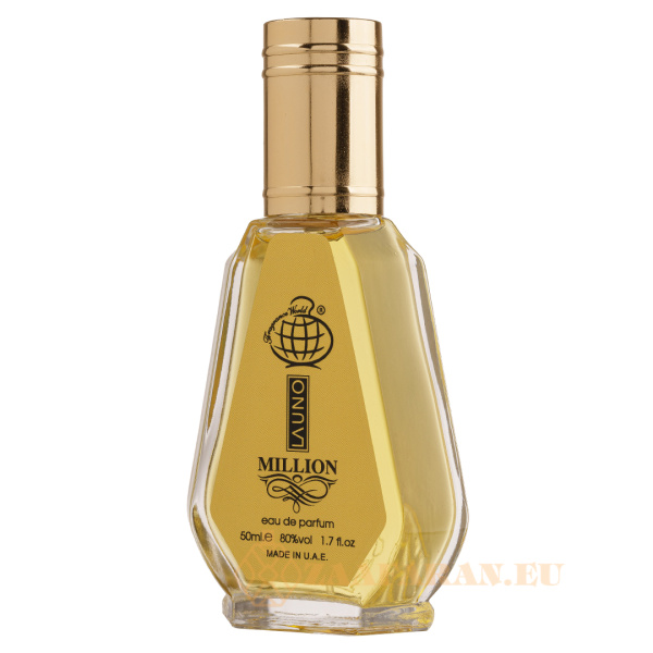 (plu00831) - Eau de Parfum La Uno Million, Fragrance World, Men - 50ml - Image 2