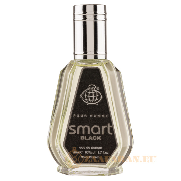 (plu00825) - Eau de Parfum Smart Black, Fragrance World, Men - 50ml