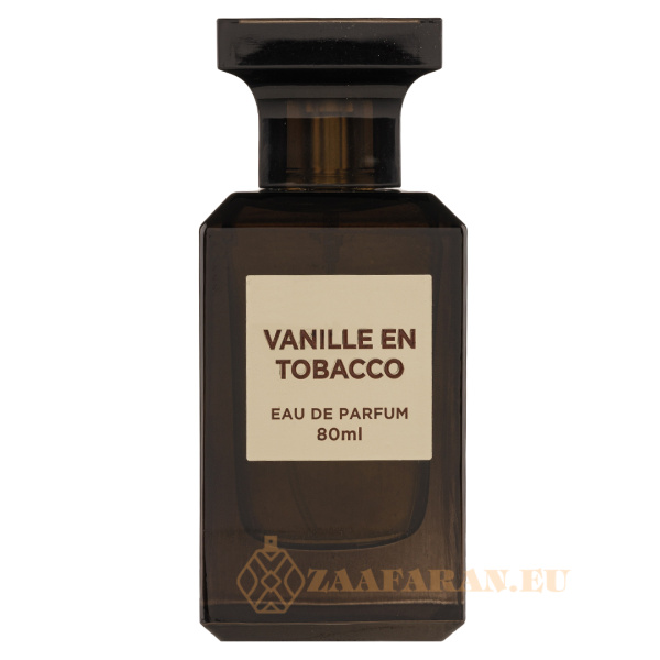 (plu00844) - Eau de Parfum Vanille En Tobacco, Fragrance World, Unisex - 80ml