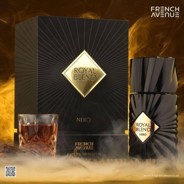 (plu00890) - Eau de Parfum Royal Blend Nero, French Avenue, Unisex - 100ml - Image 4