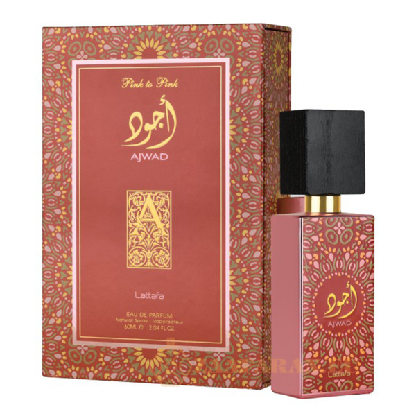 (plu00942) - Eau de Parfum Ajwad Pink To Pink, Lattafa, Women - 60ml - Image 2