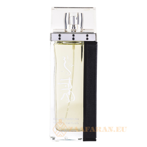 (plu05362) - Eau de Parfum Ser al Khulood Black, Lattafa, Men - 100ml