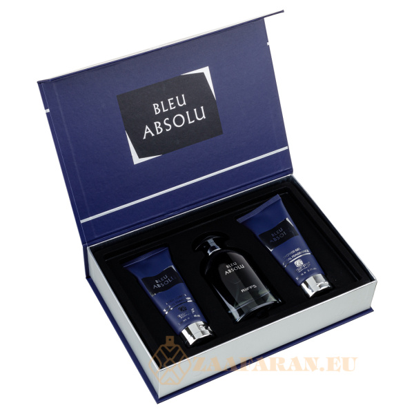 (plu00076) - Set Cadou Bleu Absolu Eau de Parfum 100ml + Gel De Dus 100ml + Lotiune de corp 100ml, Riiffs - Image 2