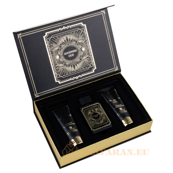 (plu00069) - Set Cadou Goodness Oud Eau de Parfum 100ml + Gel De Dus 100ml + Lotiune de corp 100ml, Riiffs - Image 2