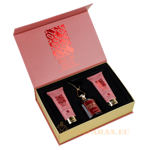 (plu00044) - Set Cadou Rose De Soleil Eau de Parfum 100ml + Gel De Dus 100ml + Lotiune de corp 100ml, Riiffs - Image 2