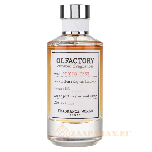 (plu00911) - Eau de Parfum Olfactory Music Fest, Fragrance World, Unisex - 100ml