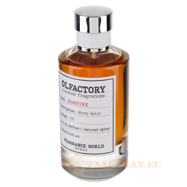 (plu00902) - Eau de Parfum Olfactory Bonfire, Fragrance World, Unisex - 100ml - Image 2