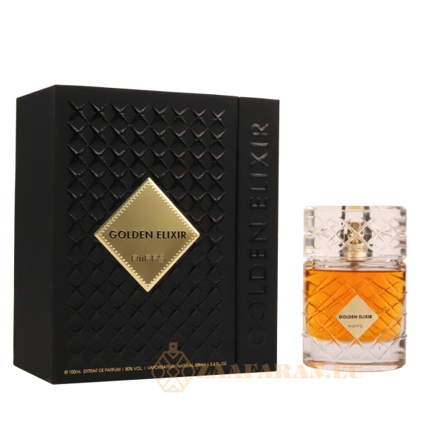 (plu00110) - Extrait de Parfum Golden Elixir, Riiffs, Unisex- 100ml - Image 3