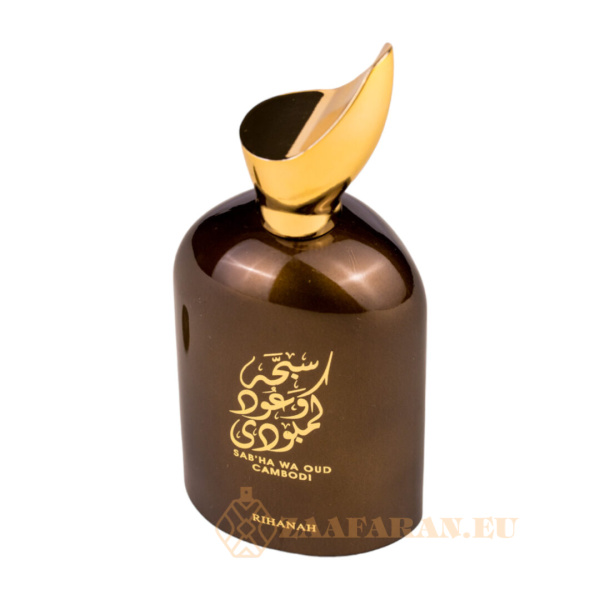 (plu05415) - Eau de Parfum Sab'ha Wa Oud Cambodi, Rihanah, Men - 100ml - Image 2