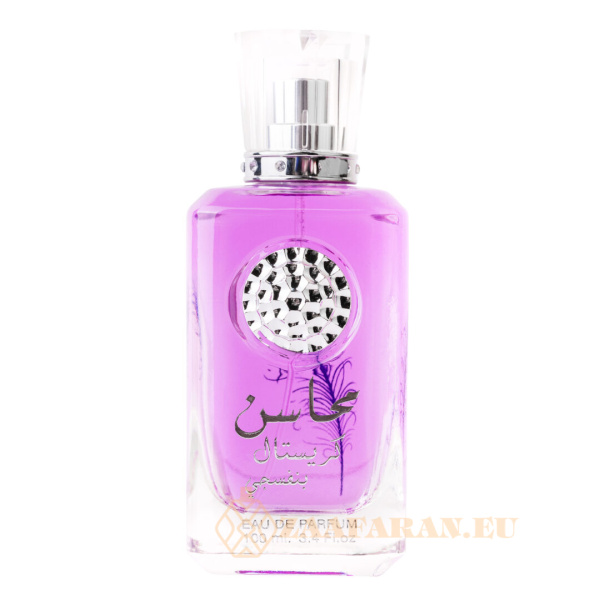 (plu05409) - Set Mahasin Crystal Violet, Lattafa, Femei, Eau de Parfum - 100ml + Deo - 50ml