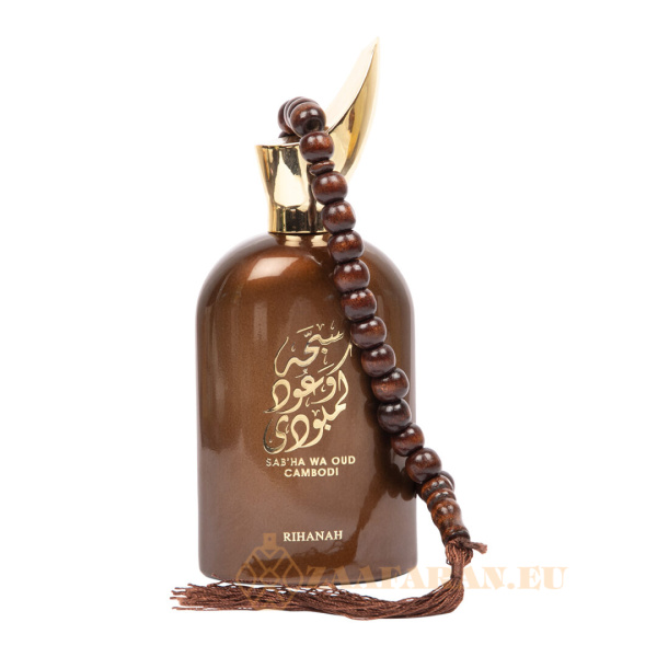 (plu05415) - Eau de Parfum Sab'ha Wa Oud Cambodi, Rihanah, Men - 100ml - Image 4