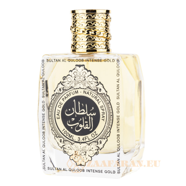 (plu05388) - Eau de Parfum Sultan Al Quloob Intense Gold, Suroori, Unisex - 100ml - Image 2