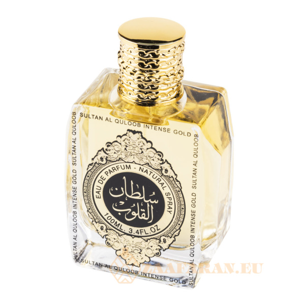 (plu05388) - Eau de Parfum Sultan Al Quloob Intense Gold, Suroori, Unisex - 100ml - Image 3