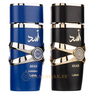 (plu01706) - Set Cadou Asad Apa de Parfum 100ml + Asad Zanzibar Apa de parfum 100ml, Lattafa